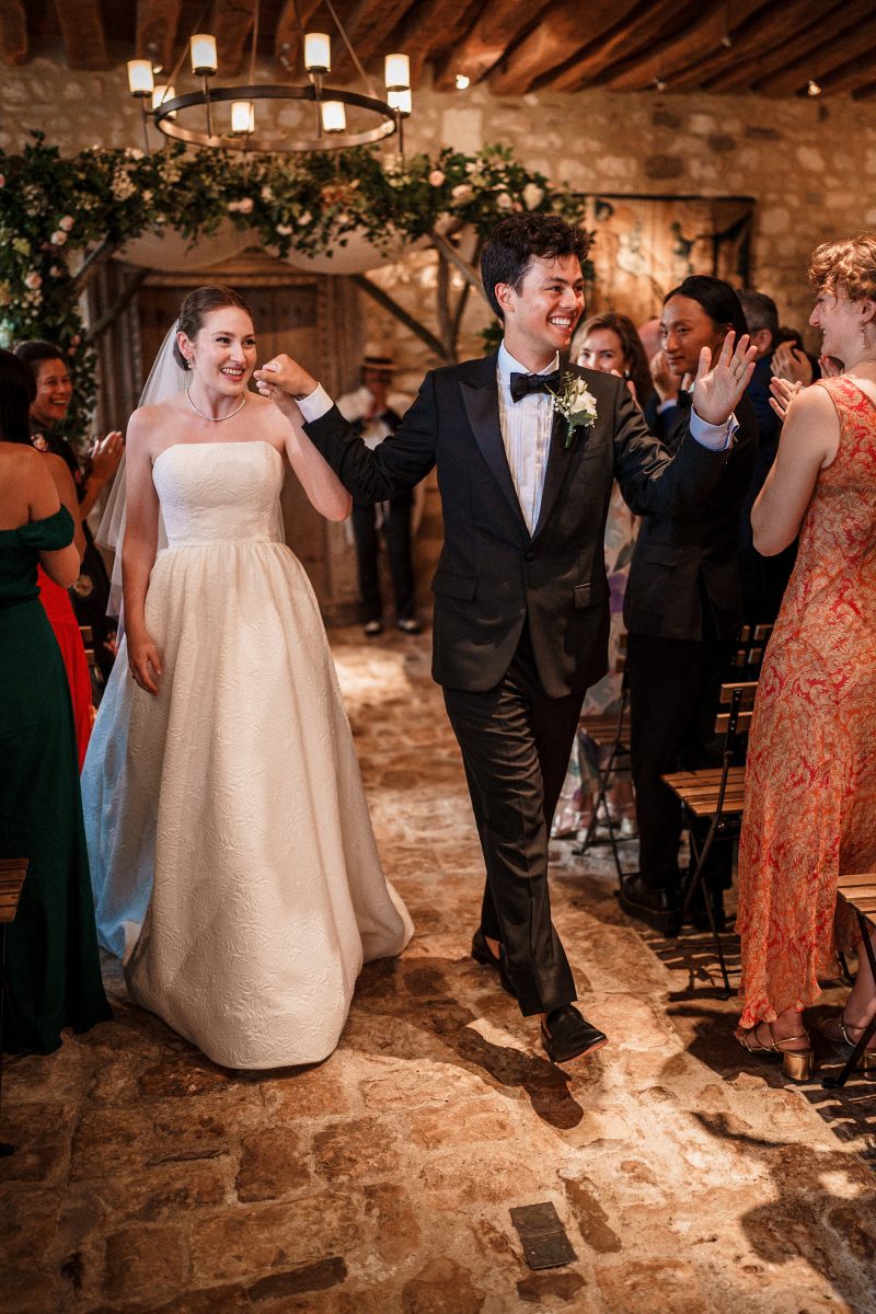 Wedding ceremony exit of bride and groom wedding photo ideas