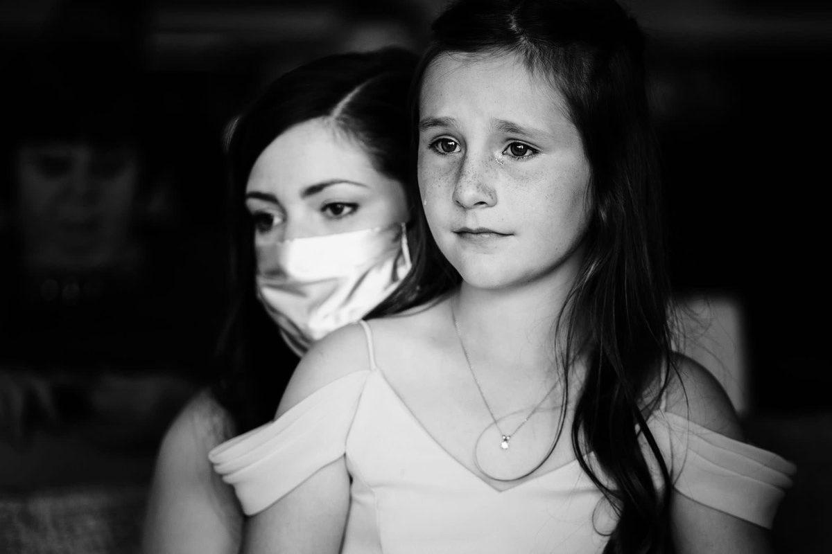 Youg child at a wedding for wedding photo ideas